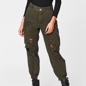 NWOT LF Carmar Cargo Joggers Olive
